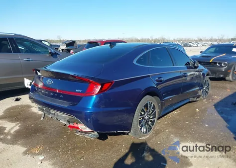 2020 Hyundai Sonata Sel Plus z USA, uszkodzony, nr VIN 5NPEJ4J21LH012398